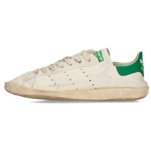 バレンシアガ BALENCIAGA アディダス 22AW 721835 STAN SMITH サイズ:42 スタンスミスヴィンテージダメージ加工スニーカー 中古 OM10