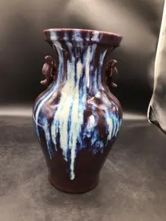 信楽焼　大型　花瓶　花器　フラワーベース　インテリア　西洋風　工芸品