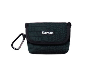 Supreme シュプリーム Croc Camera Bag Black 2003SS クロコダイル カメラバッグ ブラック カラビナ付き ベルト通し 新品半タグ付き レア！