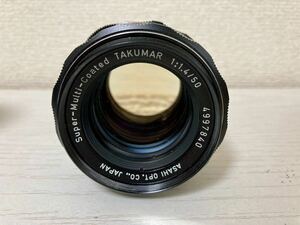 PENTAX Super-Multi-Coated TAKUMAR 1:1.4/50 単焦点レンズ 動作未確認 ペンタックス レンズ 