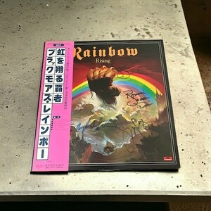 Rainbowレインボー Ronnie James Dioロニー・ジェイムス・ディオ Ritchie Blackmor... 直筆サイン入り LP レコード 送料無料