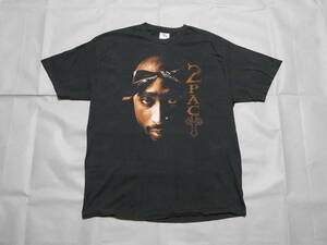 1998年 2PAC XL ビンテージ Tシャツ 黒 マキャベリ TUPAC RAP TEE FEAR OF GOD FOG VLONE フィアオブゴッド フォグ ラップ ロック メタル