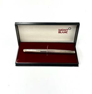 【MONTBLANC】モンブラン　万年筆　シルバー カラー　ペン先 破損