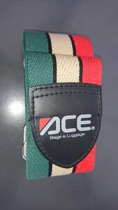 【中古】ケースベルト　ACE bags＆luggage ラゲージバッグ　ベルト　旅行用小物