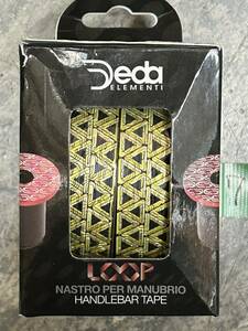 新品 未使用 ハンドルバーテープ『DEDA LOOP』デダ ループ ブラック×ゴールド