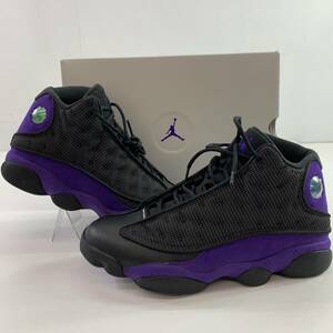 (27366)▽【1円～】Nike Air Jordan 13 Court Purple ナイキ エアジョーダン13 コートパープル スニーカー DJ5982-015 26.5ｃｍ 中古品