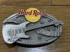 【006 】HARD ROCK CAFE ハードロックカフェ　オーストラリア　オリジナルバックル　AUSTRALIA