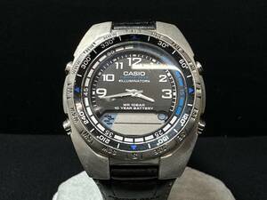 ※23278 ジャンク特価 CASIO AMW-700 フィッシングギア メンズ腕時計 クオーツ