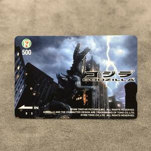 セブンイレブン カード　ゴジラ　500　未使用　★★★送料込み★★★　GODZILLA 500　超レア　希少