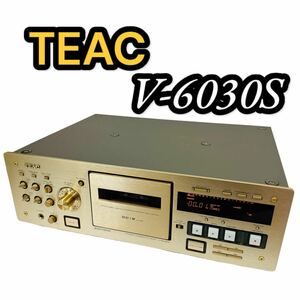 【送料無料】TEAC ティアック 3ヘッドシングルカセットデッキ V-6030S オーディオ機器