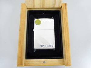 新品 未使用品 2012年製 ZIPPO ジッポ HOPE ホープ アロー シルバー 銀 オイル ライター USA NIPPON JT 懸賞品 木箱入り
