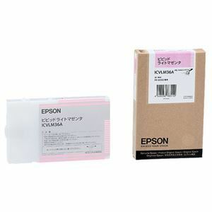 【新品】(まとめ) エプソン EPSON PX-P／K3インクカートリッジ ビビッドライトマゼンタ 110ml ICVLM36A 1個 【×10セッ