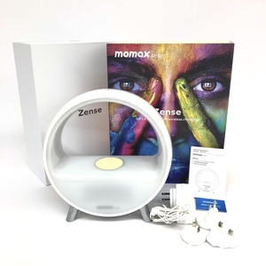◆Zense momax smart Bluetoothスピーカー◆ ホワイト ワイヤレス充電スタンド スマートアトモスフィアライト オーディオ機器