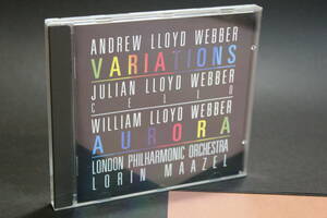 CD マゼール(ロンドンP.O.)、J.L.ウェバー(チェロ)／A.L.ウェバー・ヴァリエーションズ、W.S.L.ウェバー・交響詩「オーロラ」(旧西独盤)