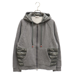 MONCLER モンクレール MAGLIA CARDIGAN カーディガン 切替ジップアップパーカー D20918400600 80985 グレー