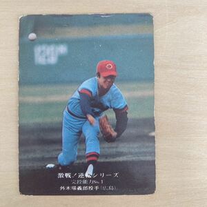 プロ野球カード　外木場義郎　広島東洋カープ　カープ　1975年　850