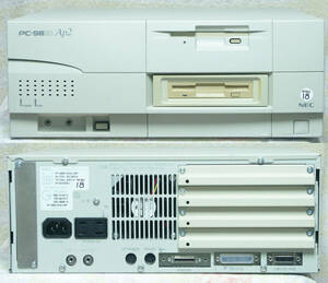 【完全整備品】 PC-9821Ap2 W型番相当 (PODP-83 / 21.6MB / 543MB / 3.5x2 / 86音源FM / S3-928 ) ソリッドコンデンサ - 18