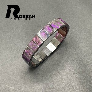 上級 EU製 定価20万円★ROBEAN・スギライト杉石バングル★ブレスレット パワーストーン 天然石 綺麗 平和 お守り 11.4*3.9mm 1001G1407