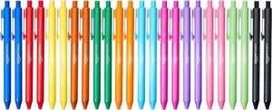 ボールペン アソート(12本) Amazonベーシック ボールペン カラーセット 12色アソート×2本セット 計24本