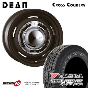 4本セット クリムソン DEAN ディーン クロスカントリー ブラック 16x6.5J 5/114.3 5/127 +15 +32 ジオランダー A/T G015 245/75R16 JEEP