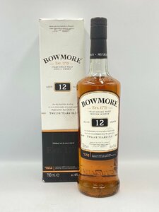 ST【同梱不可】BOWMORE 12年 ボウモア 12年 箱有 700ml 40% ウイスキー 未開栓 古酒 Z049247
