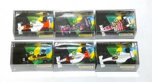 7410T/ミニチャンプス 1/43 アイルトン・セナ レーシングカー コレクション まとめて6台/McLaren マクラーレン ホンダ MP4-6 