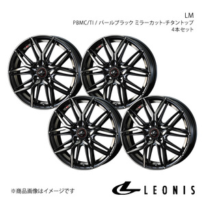 LEONIS/LM フィット/フィットアリア GD1/2/3/4/5/6/7/8/9 アルミホイール4本セット【16×6.0J 4-100 INSET42 PBMC/TI】0040789×4