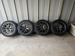 BBS RI-A 9.5j‐18 ADVAN NEOVA AD09 265-35-18 シビックタイプR　FL5 FK8