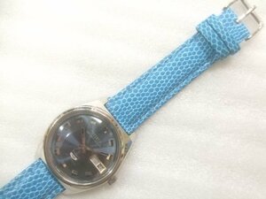 1978年シチズンセブンスターブルー系ダイヤル自動巻腕時計（OH済ガラス交換済）　U062