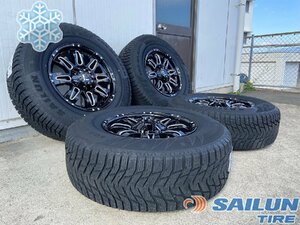 即納 スタッドレス プラド ハイラックス サーフ FJ H3 パジェロ タイヤ ホイールセット SAILUN WST3 265/70R17 265/65R17 4本セット 1台分