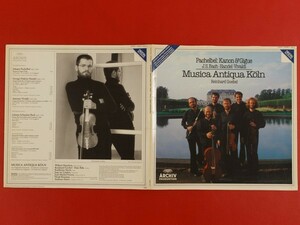 ◇独盤 ムジカ・アンティクヮ・ケルン Musica Antiqua Koln/パッヘルベル カノンとジーグ/LP、2566127 #I19YK1