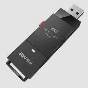 送料無料★バッファロー SSD-PUT1.0U3-BKC USB3.2 ポータブルSSD 1.0TB スティック型