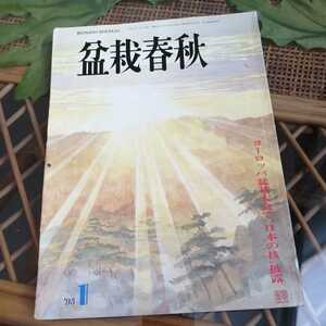 ☆盆栽春秋　1995年1月号　発行　日本盆栽協会☆