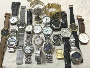 ☆オール 腕時計 クォーツ 電池切れ ブランド 混合 まとめてLONGINES DUNHILL COACH SEIKO GUCCI CASIO KOMONO ORIENT 他