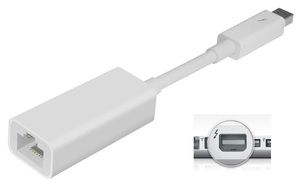 Apple純正ThunderboltギガビットEthernetアダプタA1433 MD463ZM/A Gigabitアダプター 中古品 動作確認済