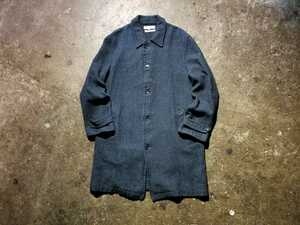 COMME des GARCONS SHIRT 90s ウール縮絨ステンカラーコート 1990s コムデギャルソンシャツ