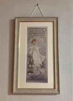 アルフォンス・ミュシャ 「椿姫」 額付き複製画
