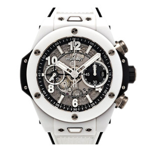 ウブロ ビッグバン ウニコ ホワイトセラミック 441.HX.1171.RX 自動巻き セラミック メンズ HUBLOT 中古 【時計】