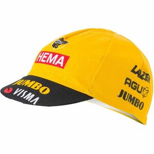 AGU Team Jumbo-Visma Race Cap yellow(チーム ユンボ ビスマ レース キャップ イエロー/黄色）ワンサイズ 新品未使用品