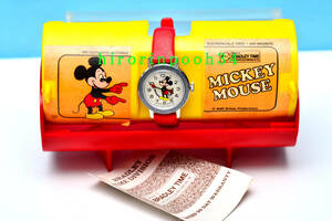 ● 貴重 ● ＢＲＡＤＬＥＹ ● ミッキーマウス　手巻腕時計　●　ＳＷＩＳＳ製　●