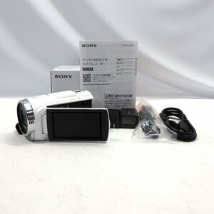 1円～ SONY ビデオカメラ ハンディカム HDR-CX680 ホワイト【栃木出荷】
