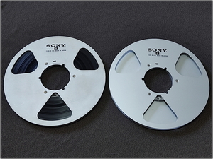 SONY R-11A 10号メタルリール オープンリール 2本セット 1本テープ付 1円スタート