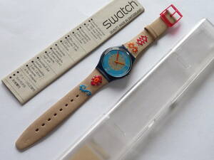 未使用電池交換済 スウォッチ レギュラーモデル Swatch 1993年 カンクーン Cancun 品番GN 126