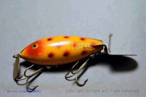 VINTAGE WOODEN LURE HEDDON HEDDON GO-DEEPER CRAB 1949～（7860-67　）USA MADE #OLDLURE #ARTLURE_VINTAGE ＃ヴィンテージルアー