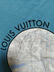 ジャイアントモノグラム地図マップジャイアントルイヴィトンロゴ最高傑作一瞬でルイヴィトンと分かるシルク半袖Tシャツ シルクシャツ