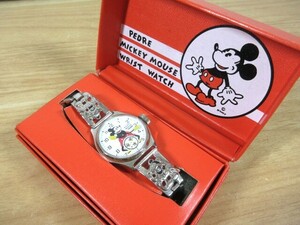2M2-2「ミッキーマウス PEDRE 腕時計」ペドレ MICKEY MOUSE WRIST WATCH ジャンク レトロ ヴィンテージ 当時物 現状品