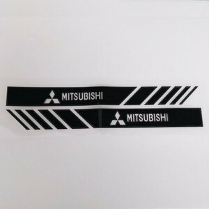 MITSUBISHI　三菱　ドアミラーステッカー ブラック（黒） １セット