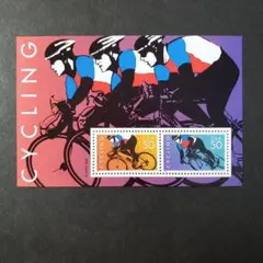 外国切手 アメリカ 1996年 自転車 小型切手シート