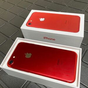 美品【iPhone7】(PRODUCT) RED 128GB Special Edition au