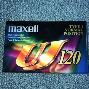 maxell カセットテープ UJ 120 未使用品